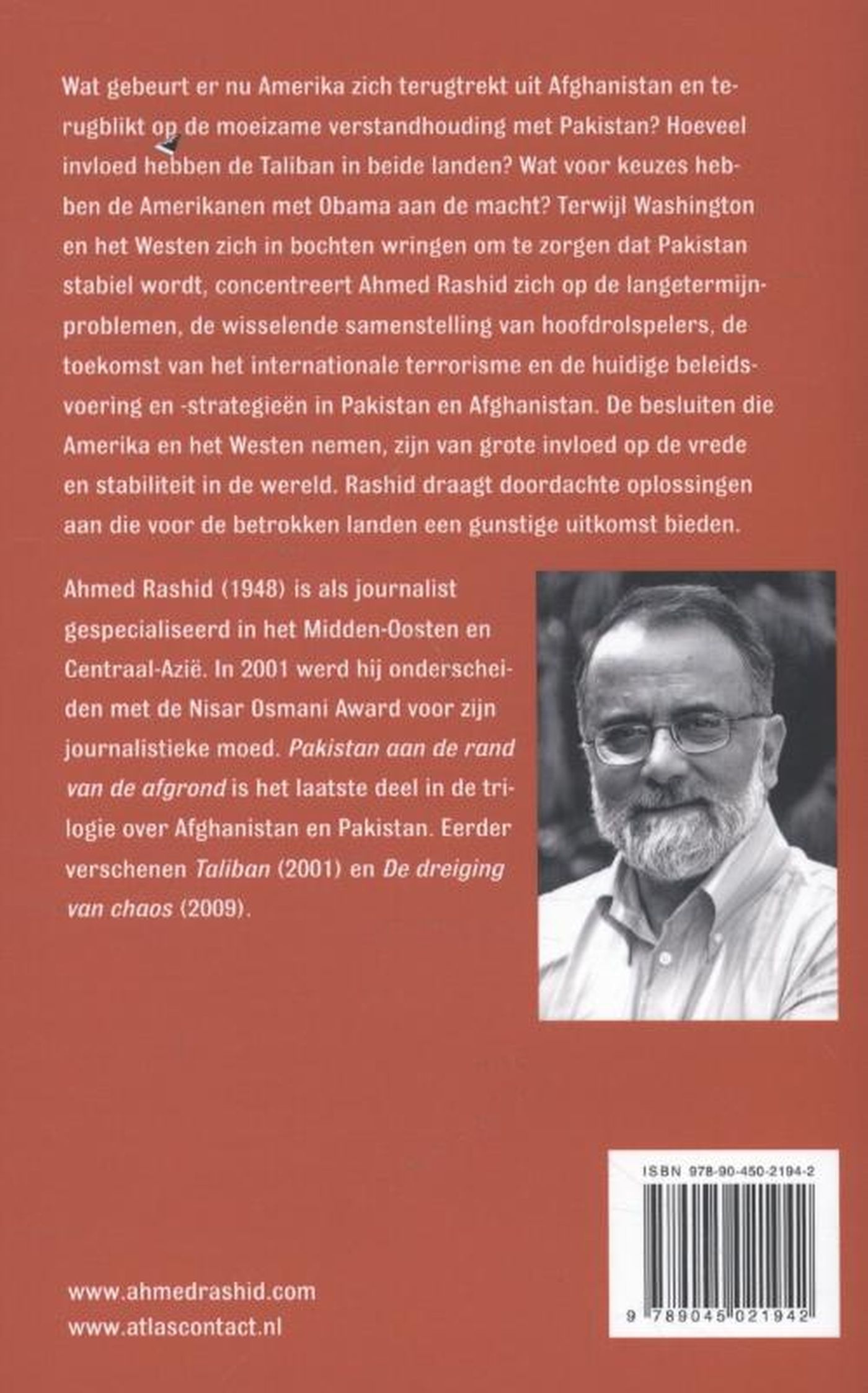 Achterkant van Pakistan aan de rand van de afgrond