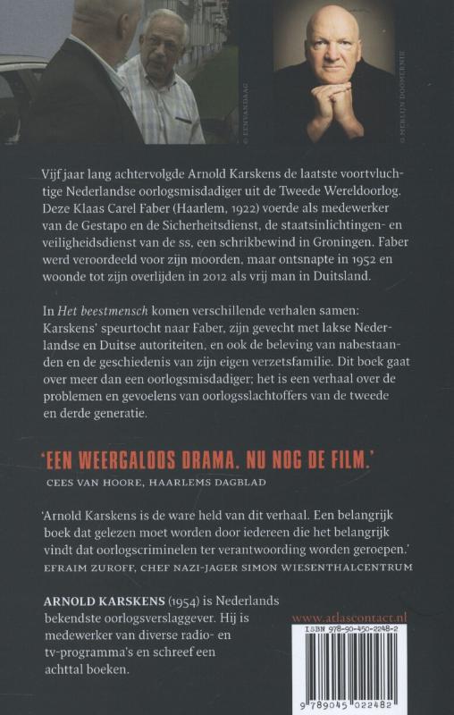 Achterkant van Het beestmensch