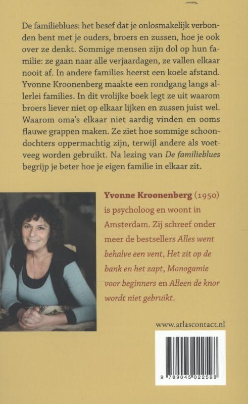 Achterkant van De familieblues