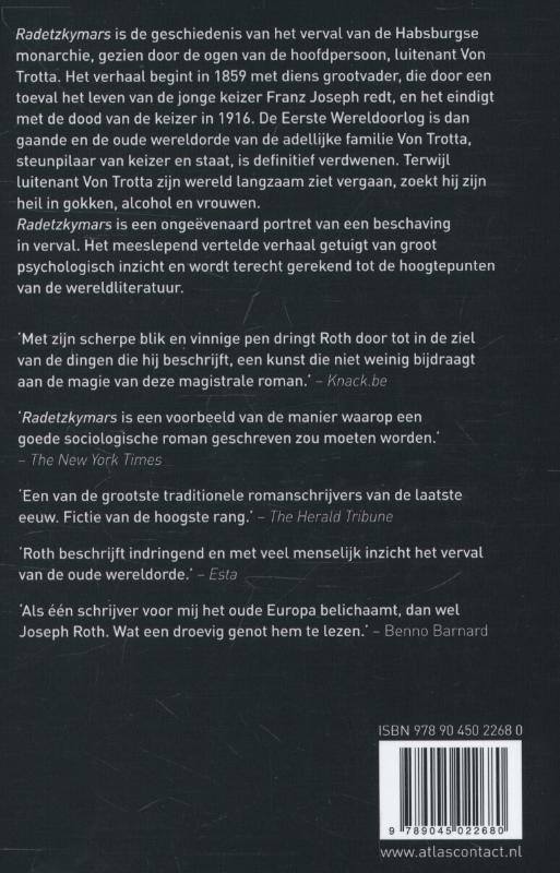 Achterkant van Radetzkymars