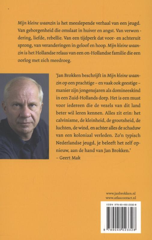 Achterkant van Mijn kleine waanzin