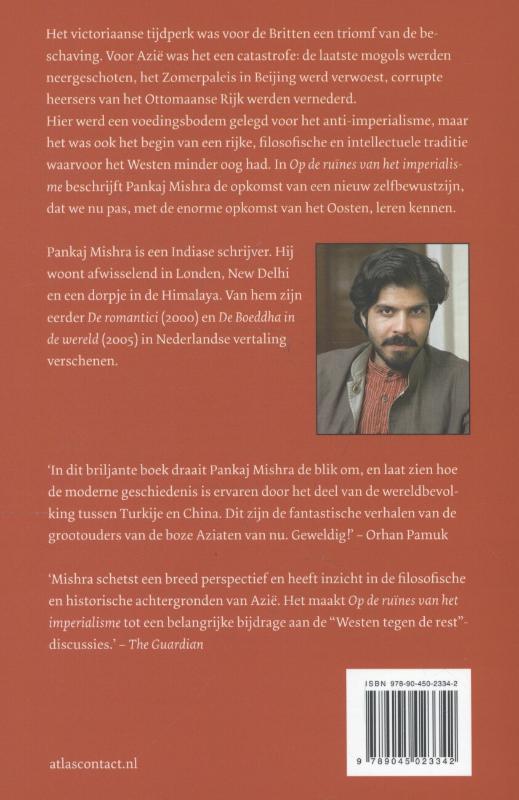 Achterkant van Op de ruïnes van het imperialisme