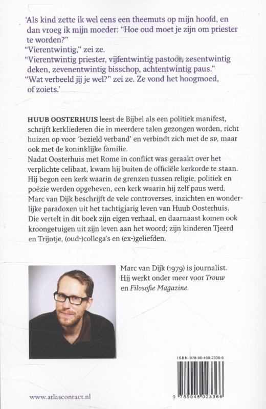Achterkant van De paus van Amsterdam
