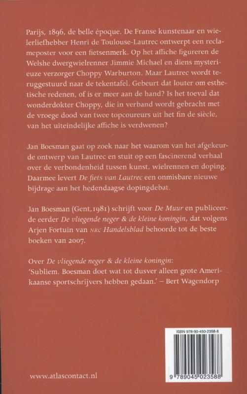 Achterkant van De fiets van Lautrec