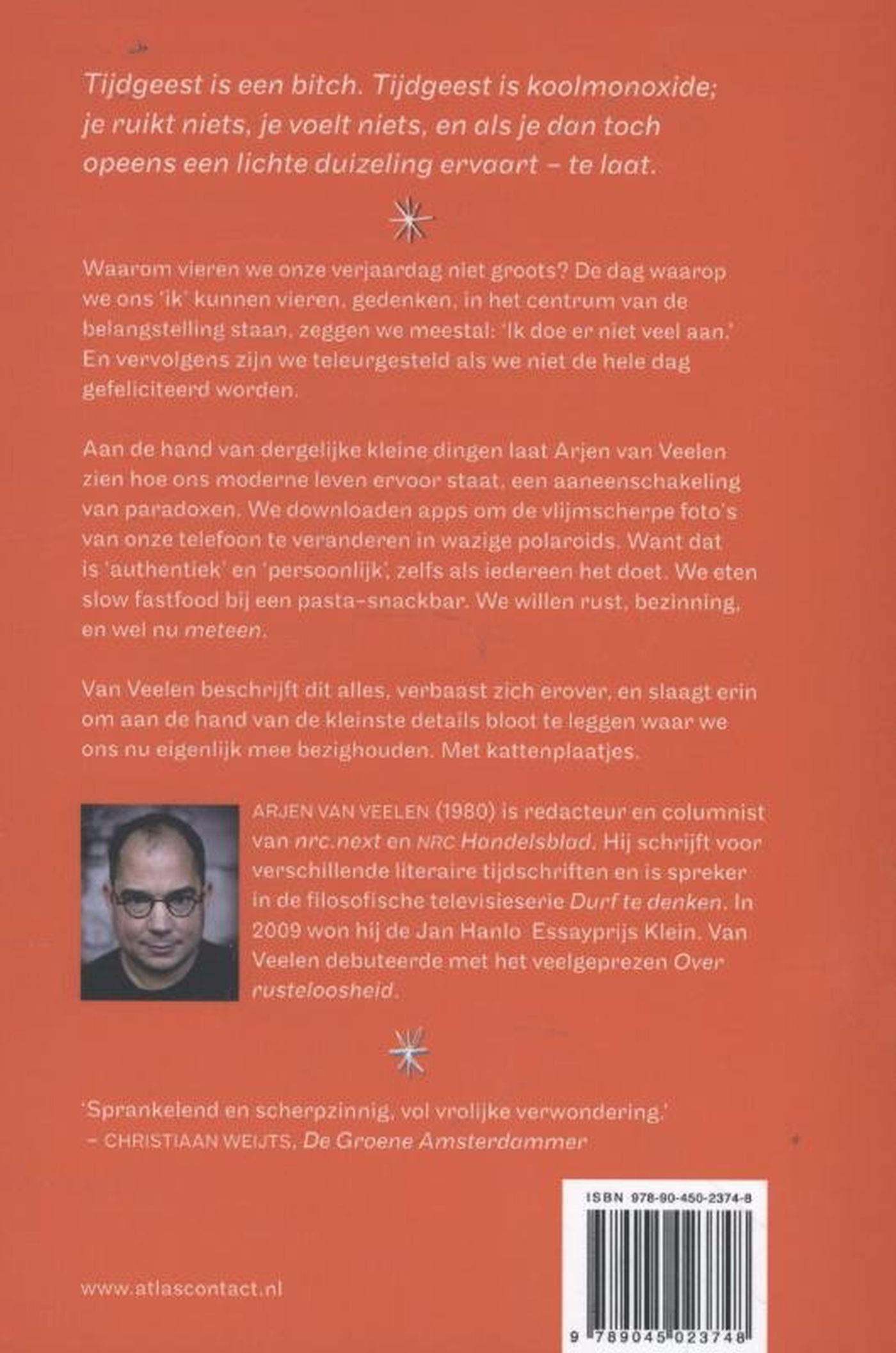 Achterkant van En hier een plaatje van een kat