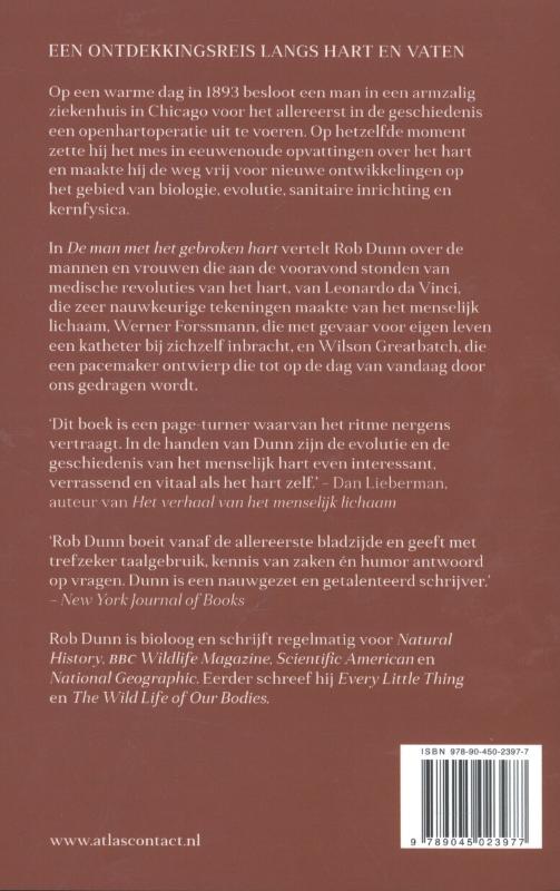 Achterkant van De man met het gebroken hart