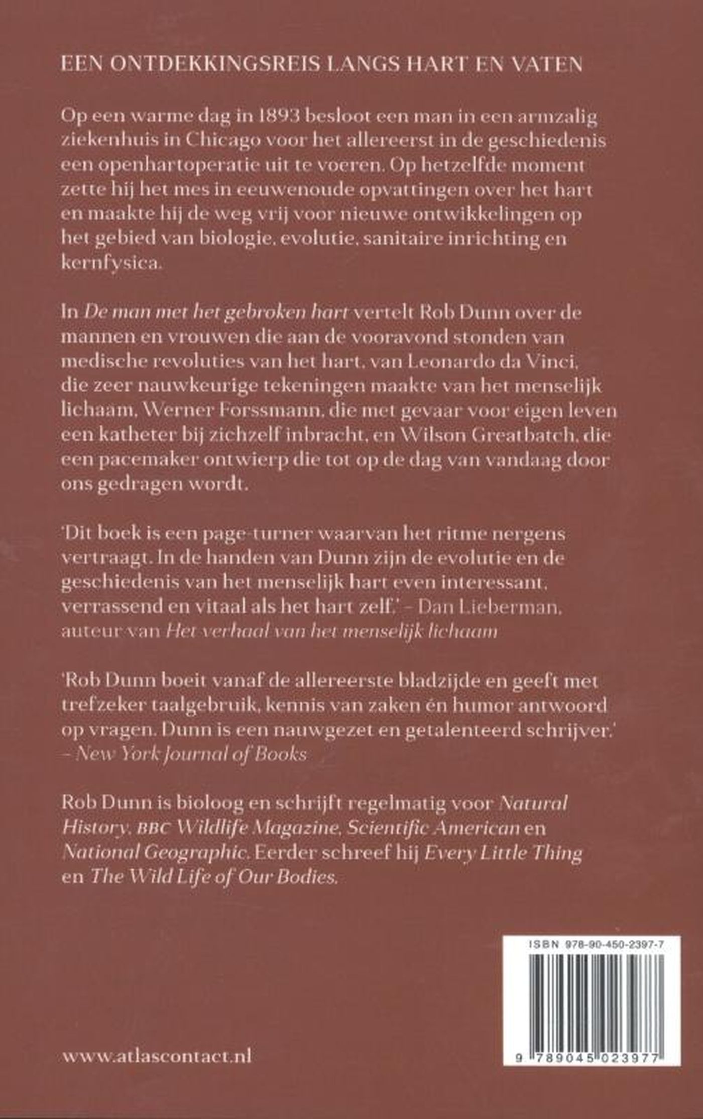 Achterkant van De man met het gebroken hart