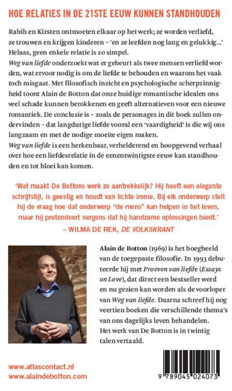 Achterkant van Weg van liefde