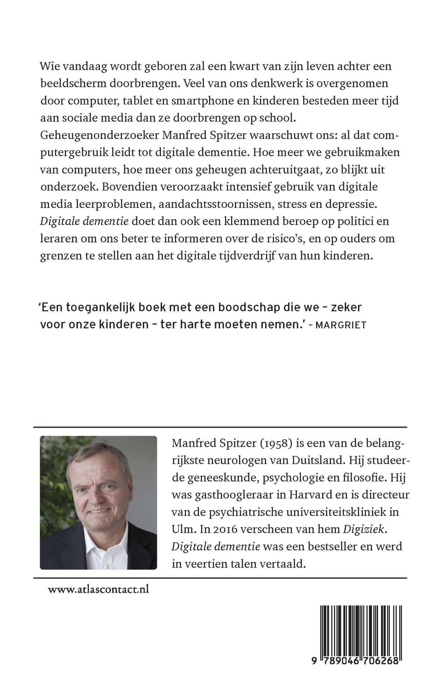 Achterkant van Digitale dementie
