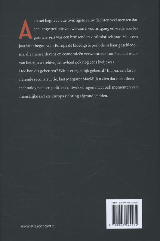 Achterkant van 1914