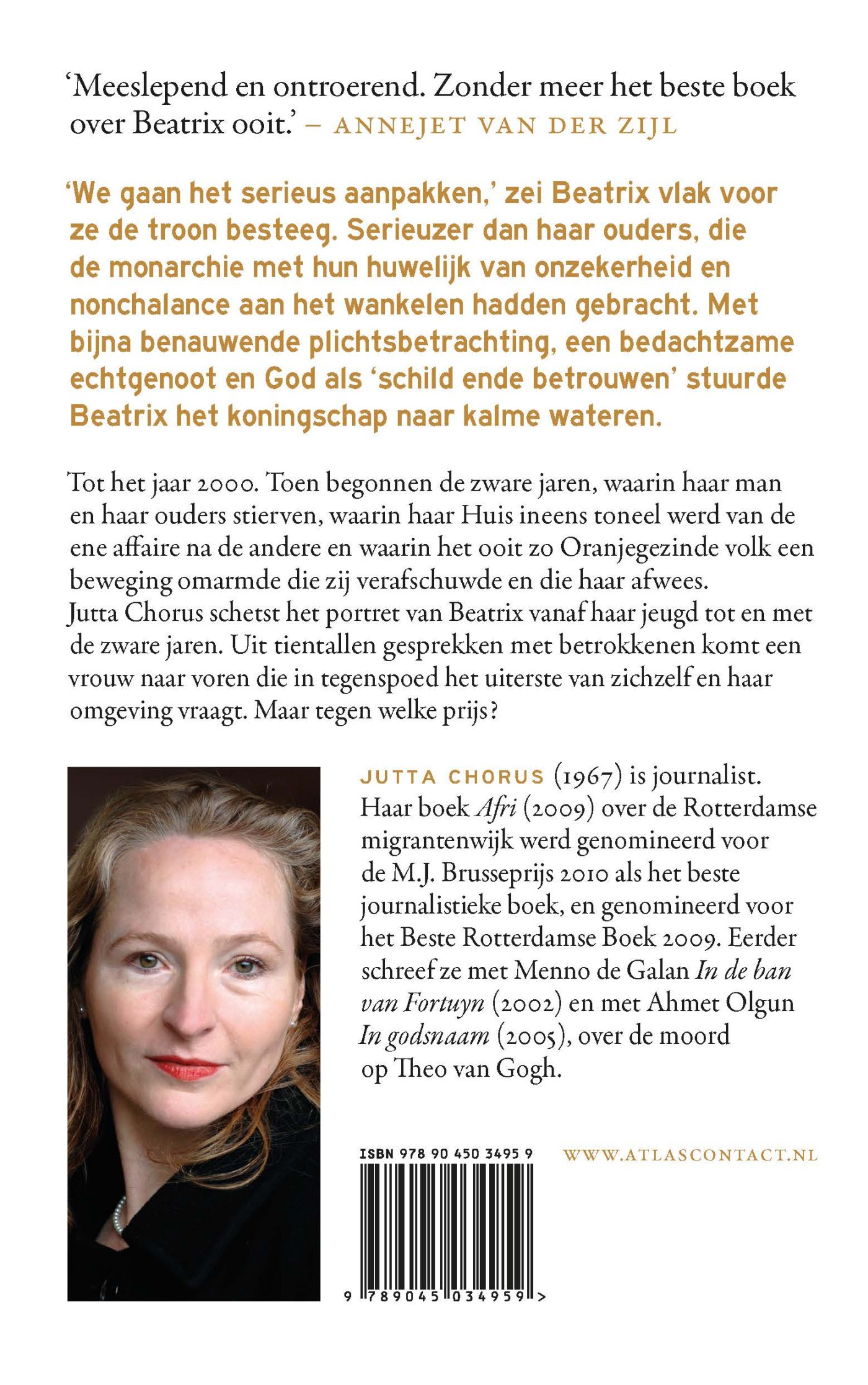 Achterkant van Beatrix