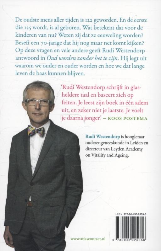 Achterkant van Oud worden zonder het te zijn