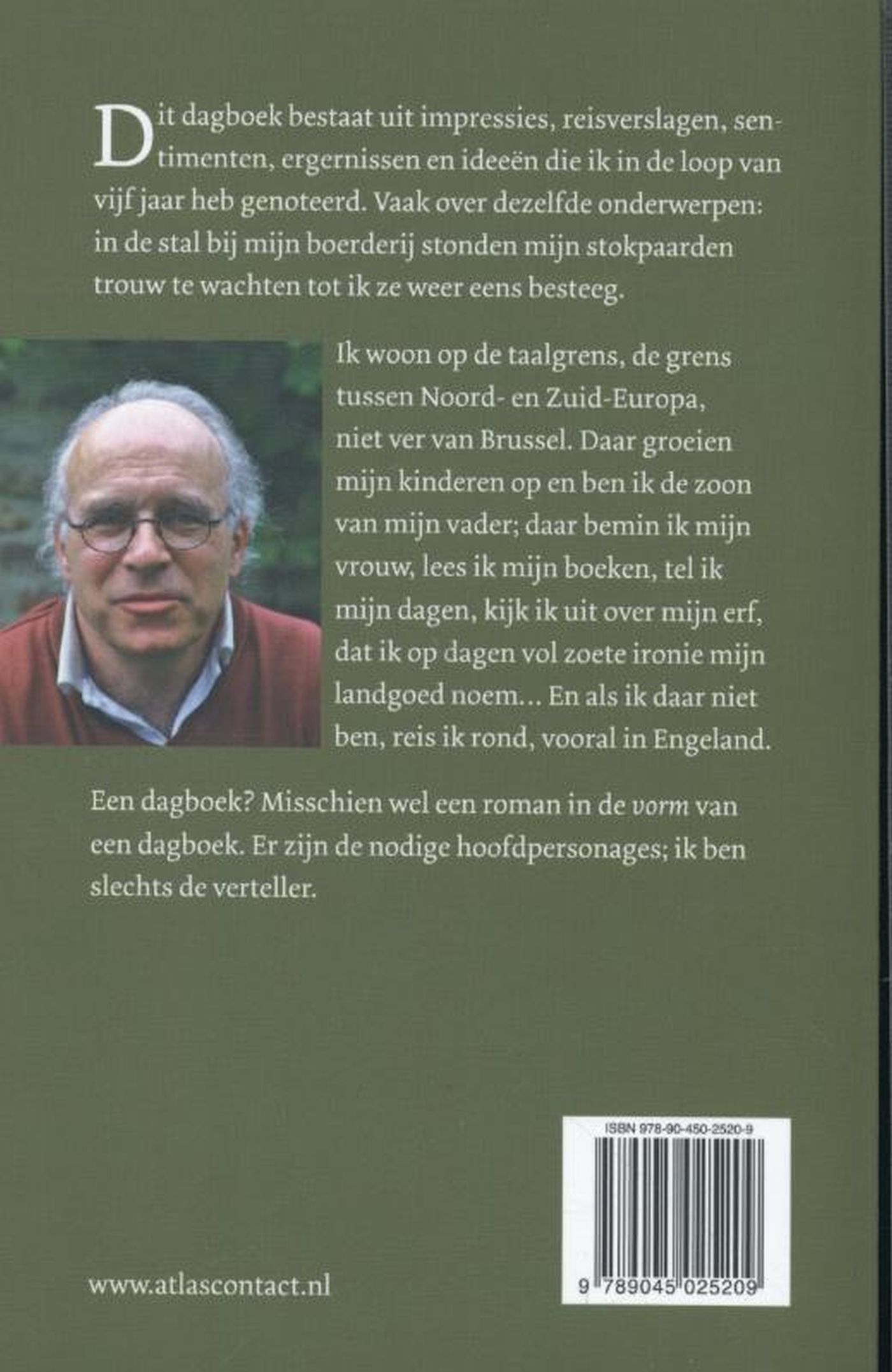 Achterkant van Dagboek van een landjonker