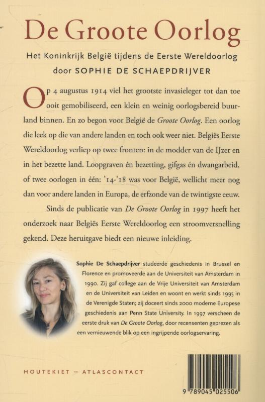 Achterkant van De Groote Oorlog