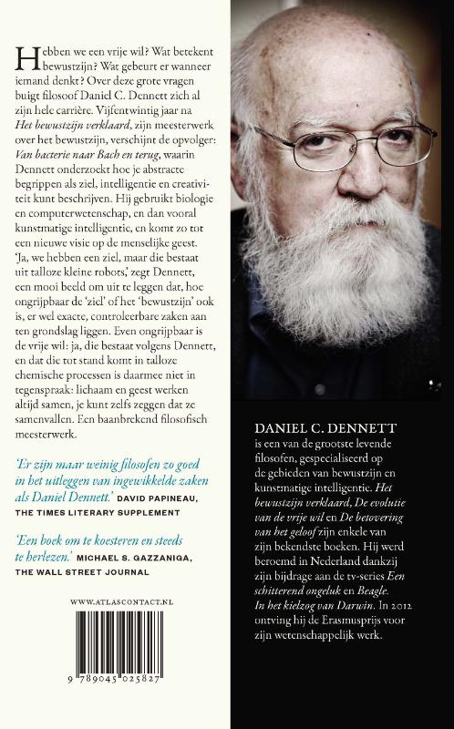 Achterkant van Van bacterie naar Bach en terug