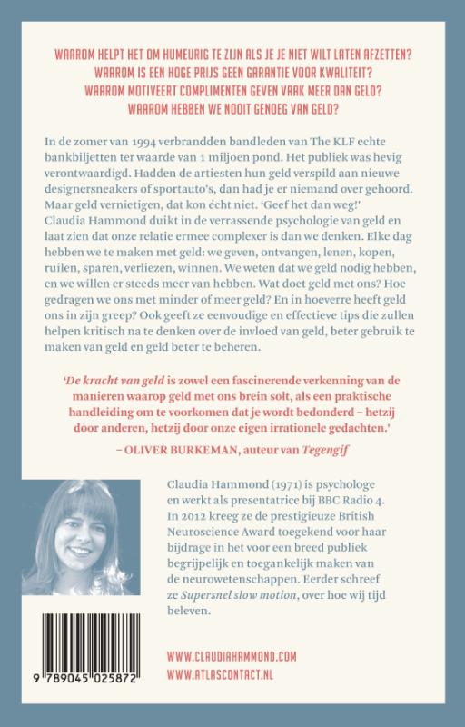 Achterkant van De kracht van geld