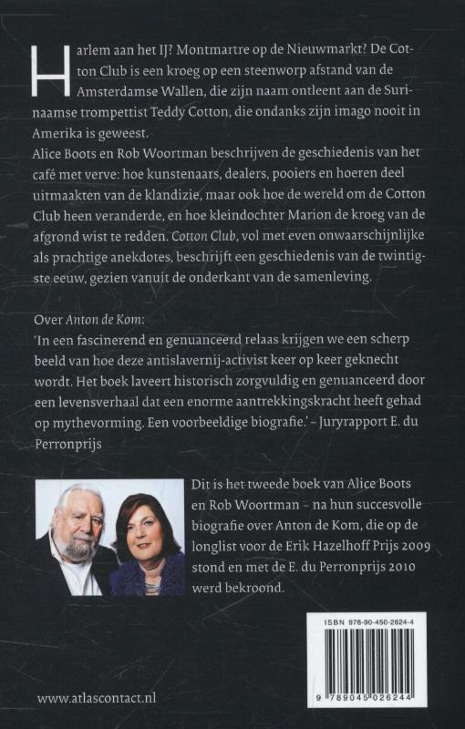 Achterkant van Cotton club