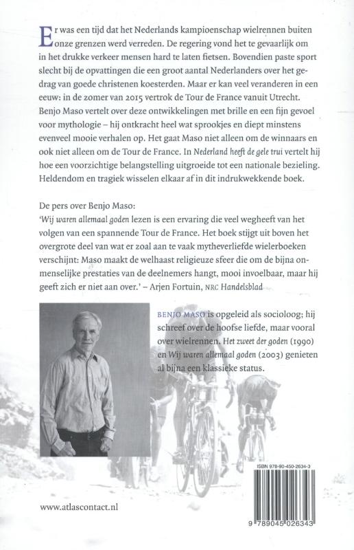 Achterkant van Nederland heeft de gele trui