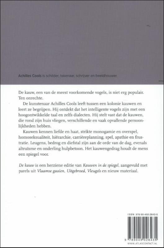 Achterkant van De kauw