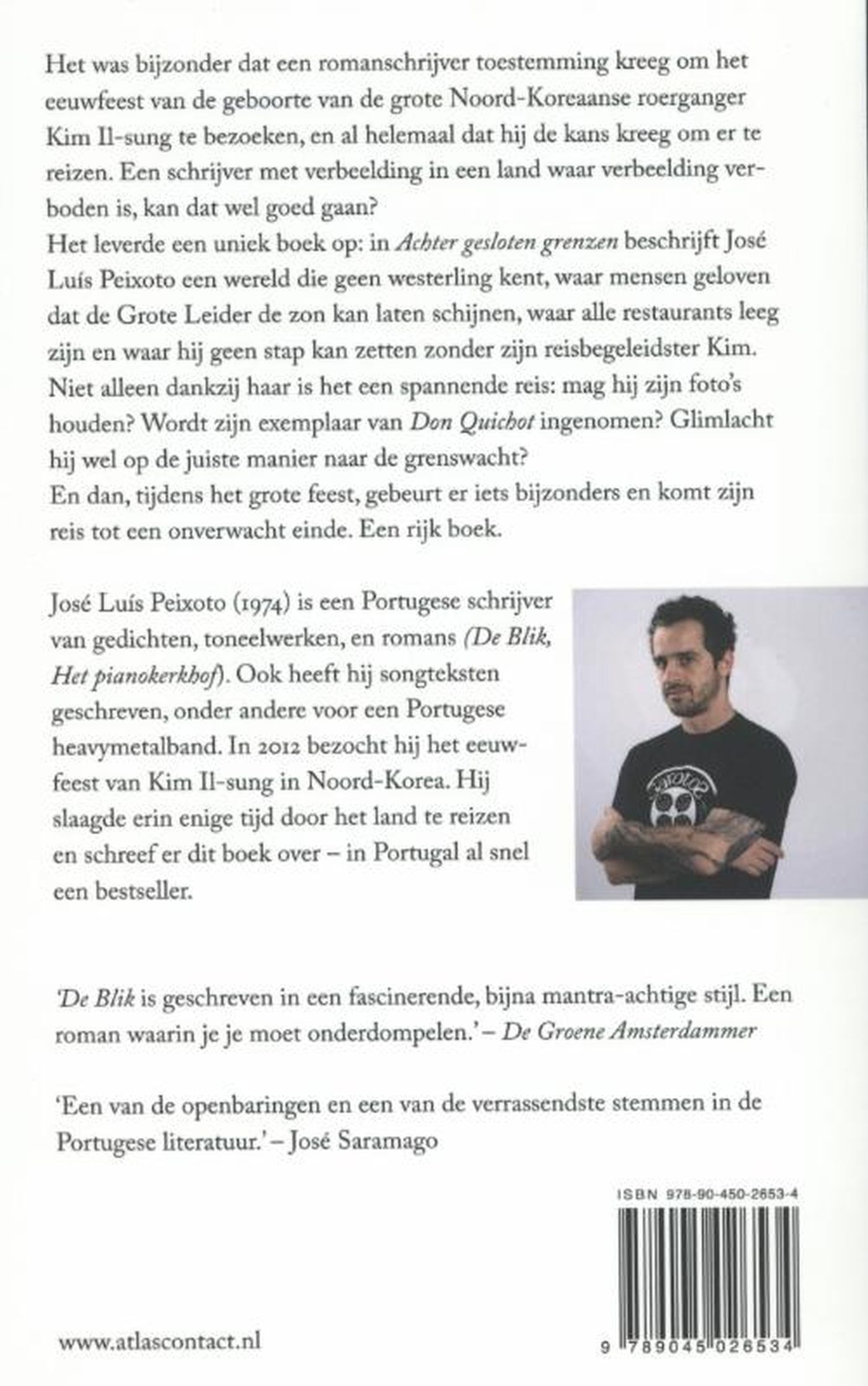 Achterkant van Achter gesloten grenzen