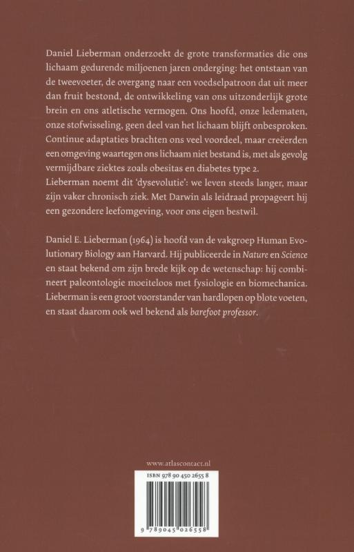 Achterkant van Het verhaal van het menselijk lichaam