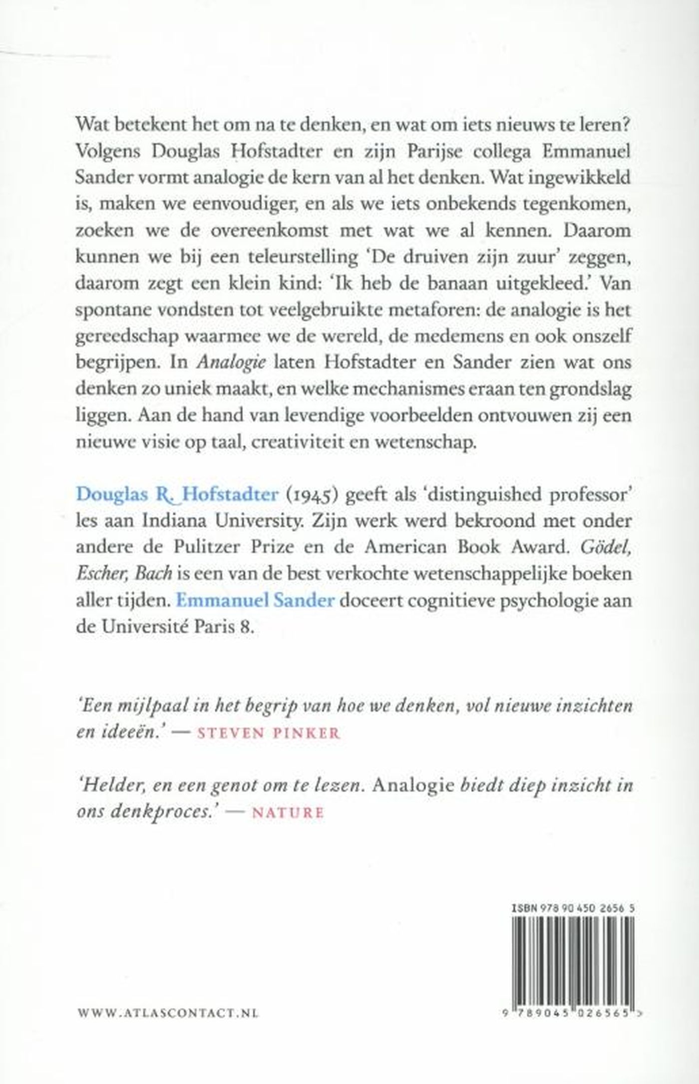 Achterkant van Analogie