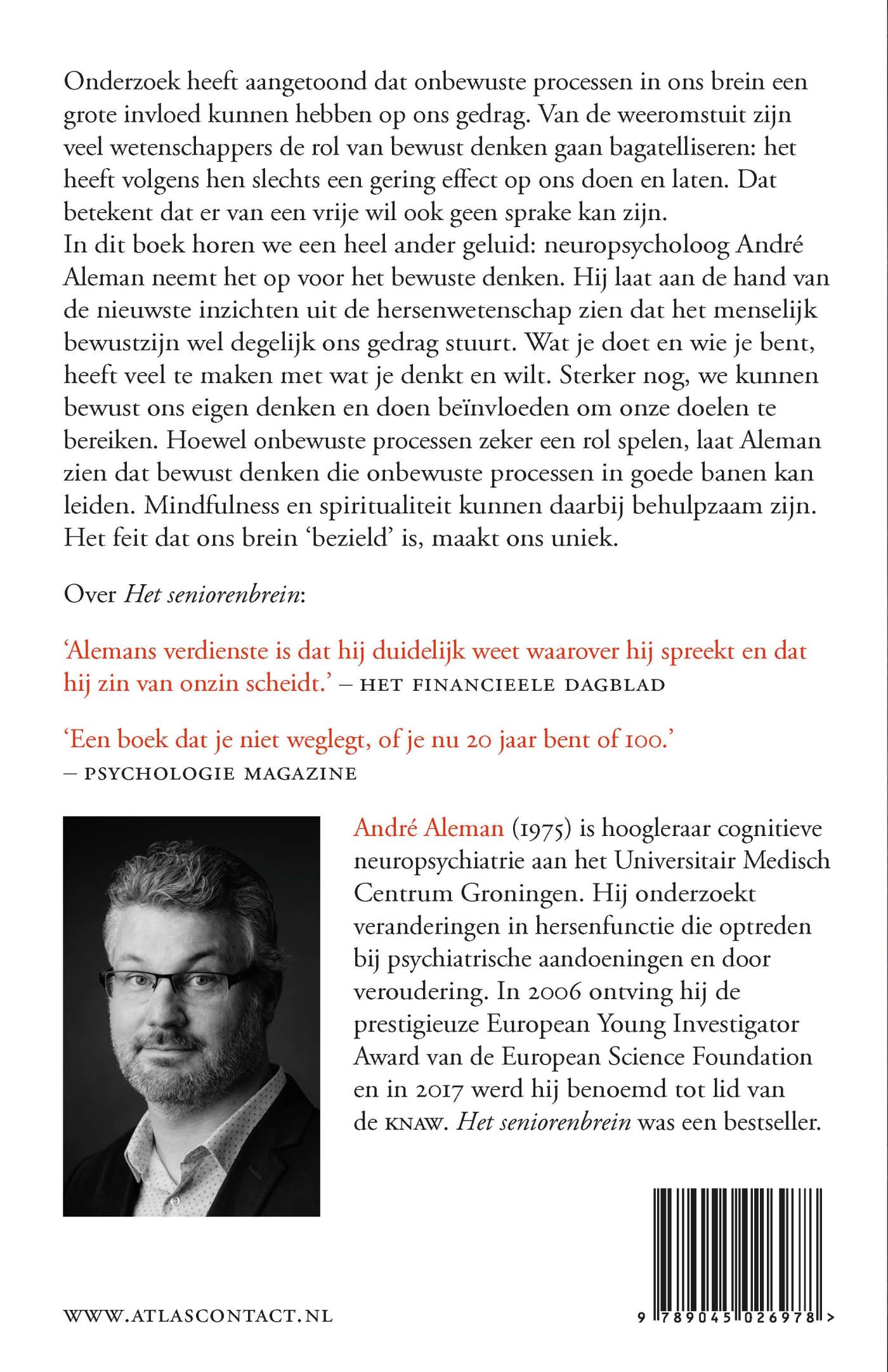 Achterkant van Je brein de baas