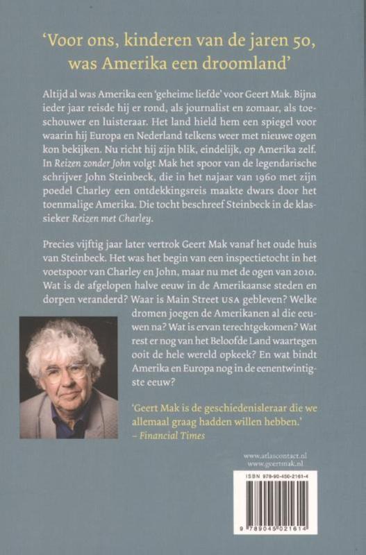 Achterkant van Reizen zonder John