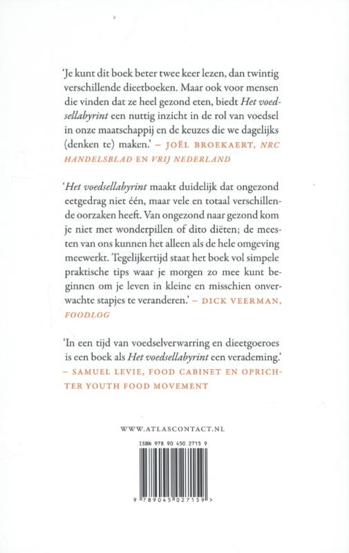 Achterkant van Het voedsellabyrint
