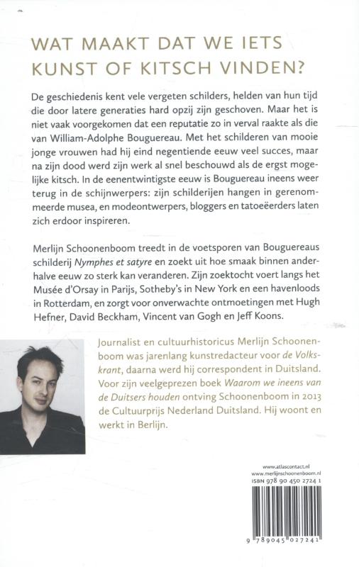 Achterkant van De nimf en de bunny