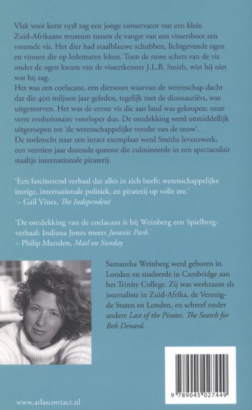 Achterkant van Een vis uit andere tijden