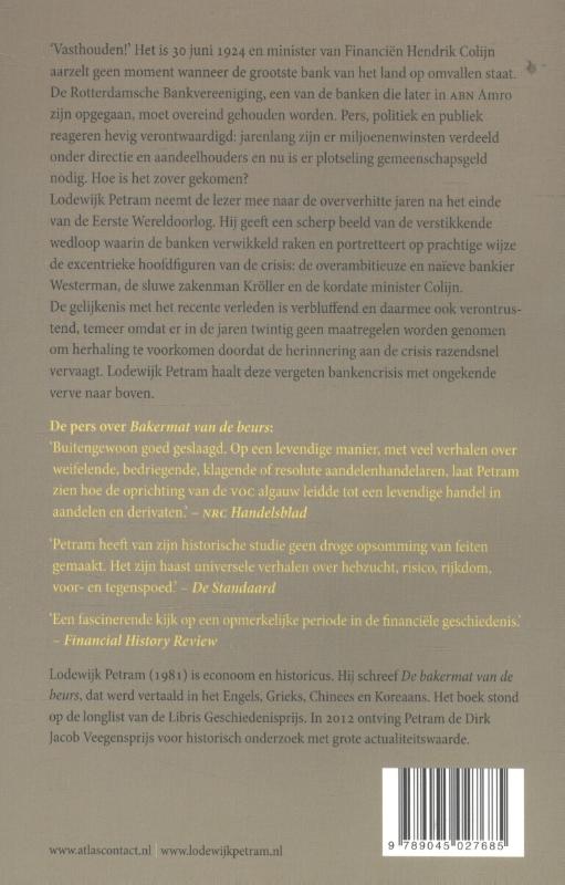 Achterkant van De vergeten bankencrisis