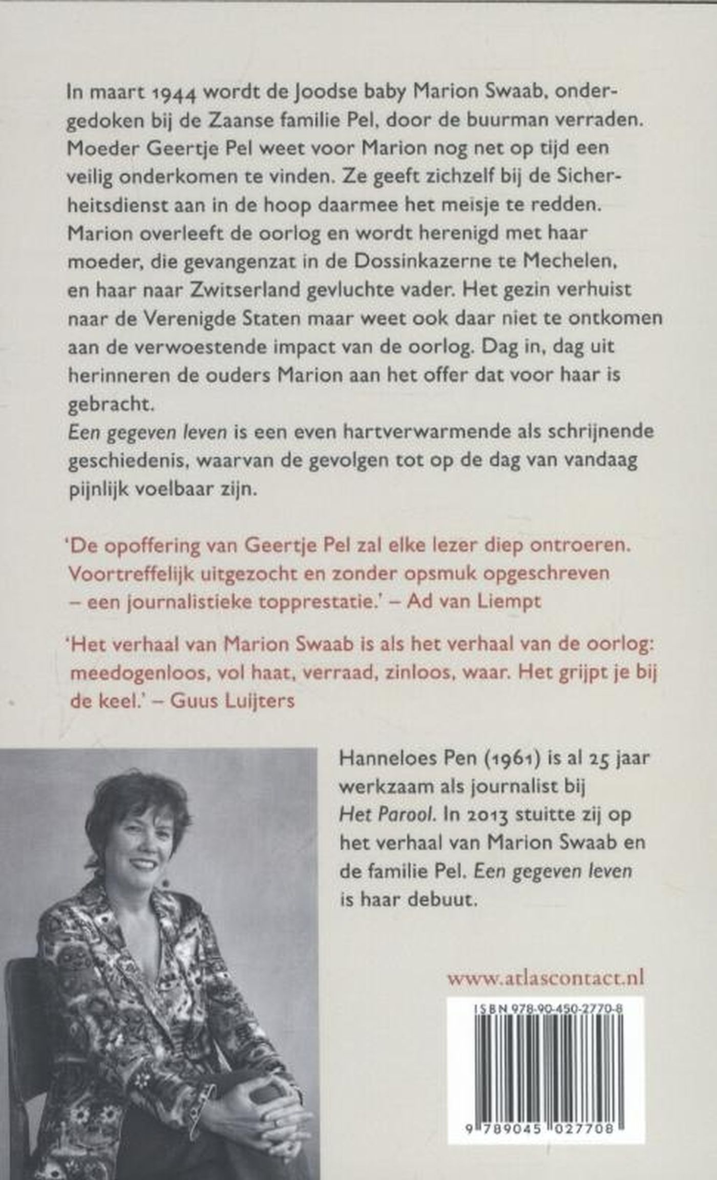 Achterkant van Een gegeven leven