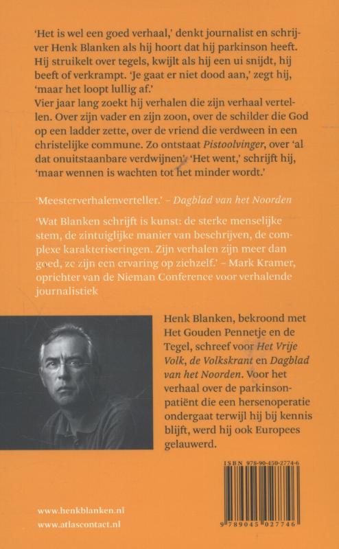 Achterkant van Pistoolvinger