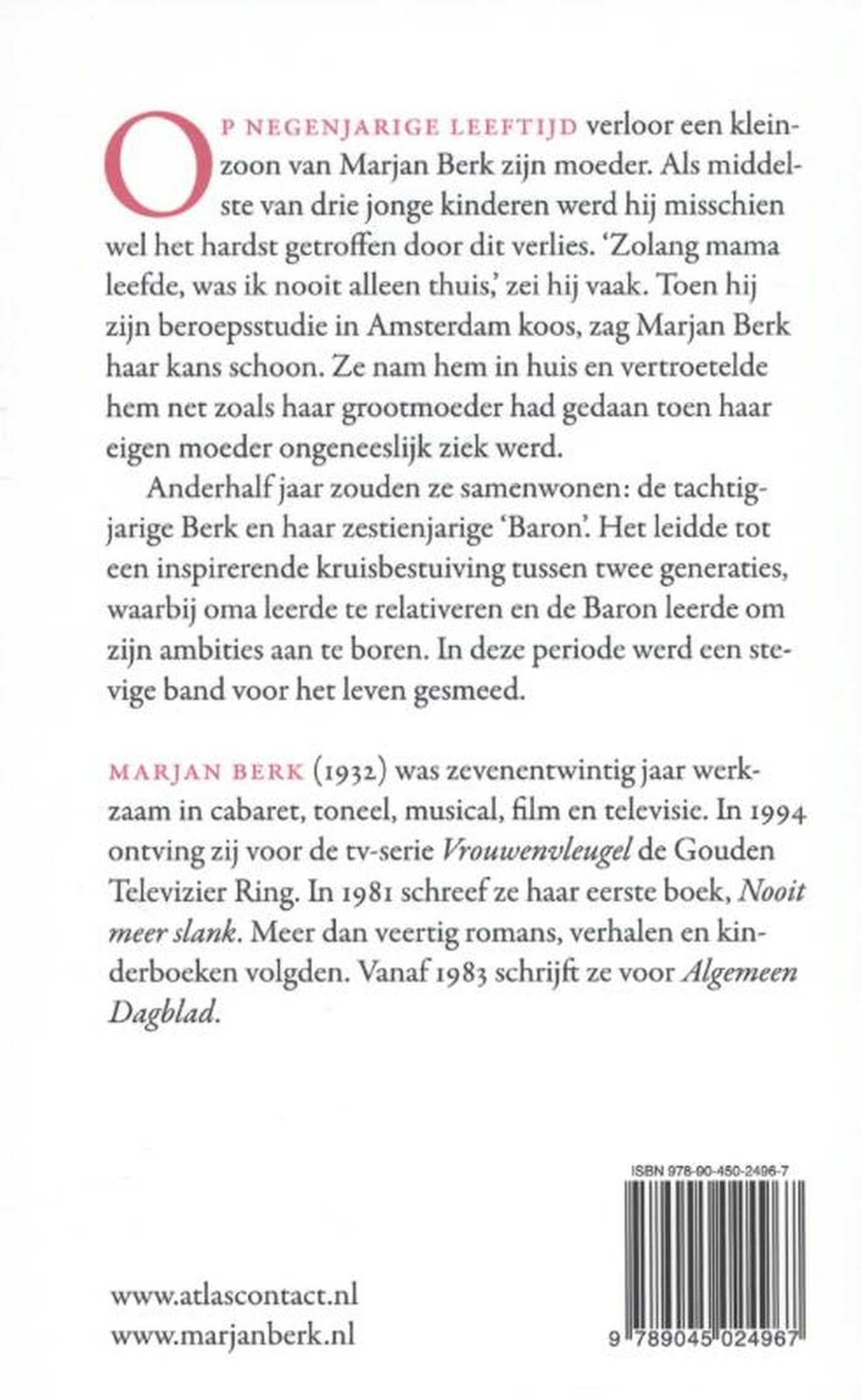 Achterkant van Teflonbaby