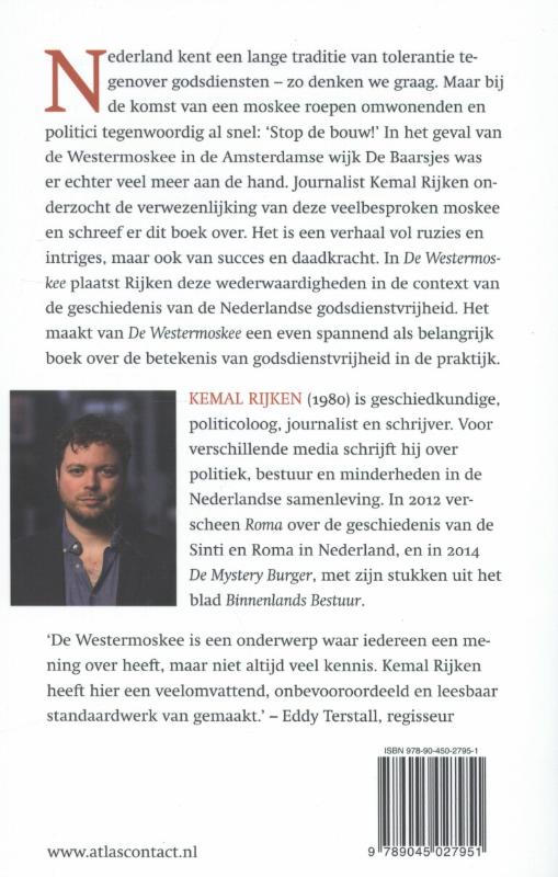 Achterkant van De westermoskee en de geschiedenis van de Nederlandse godsdienstvrijheid