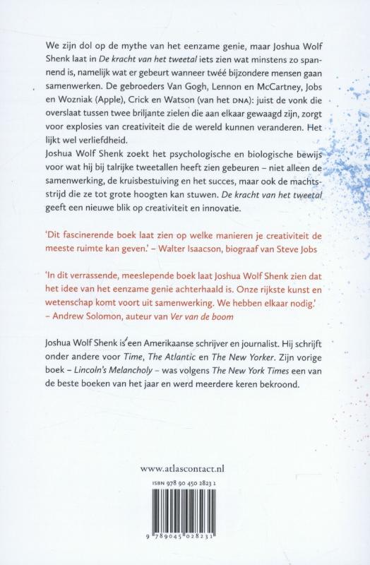 Achterkant van De kracht van het tweetal