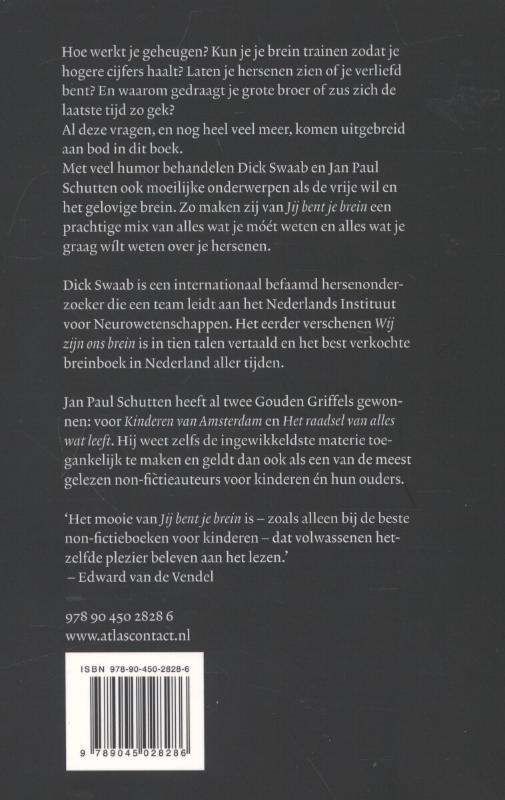 Achterkant van Jij bent je brein