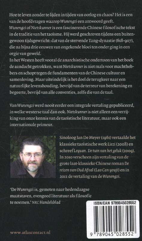 Achterkant van Wunengzi(Nietskunner)