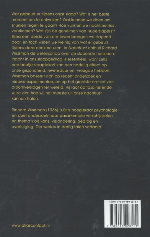 Achterkant van Nachtrust