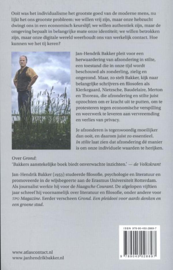 Achterkant van In stilte