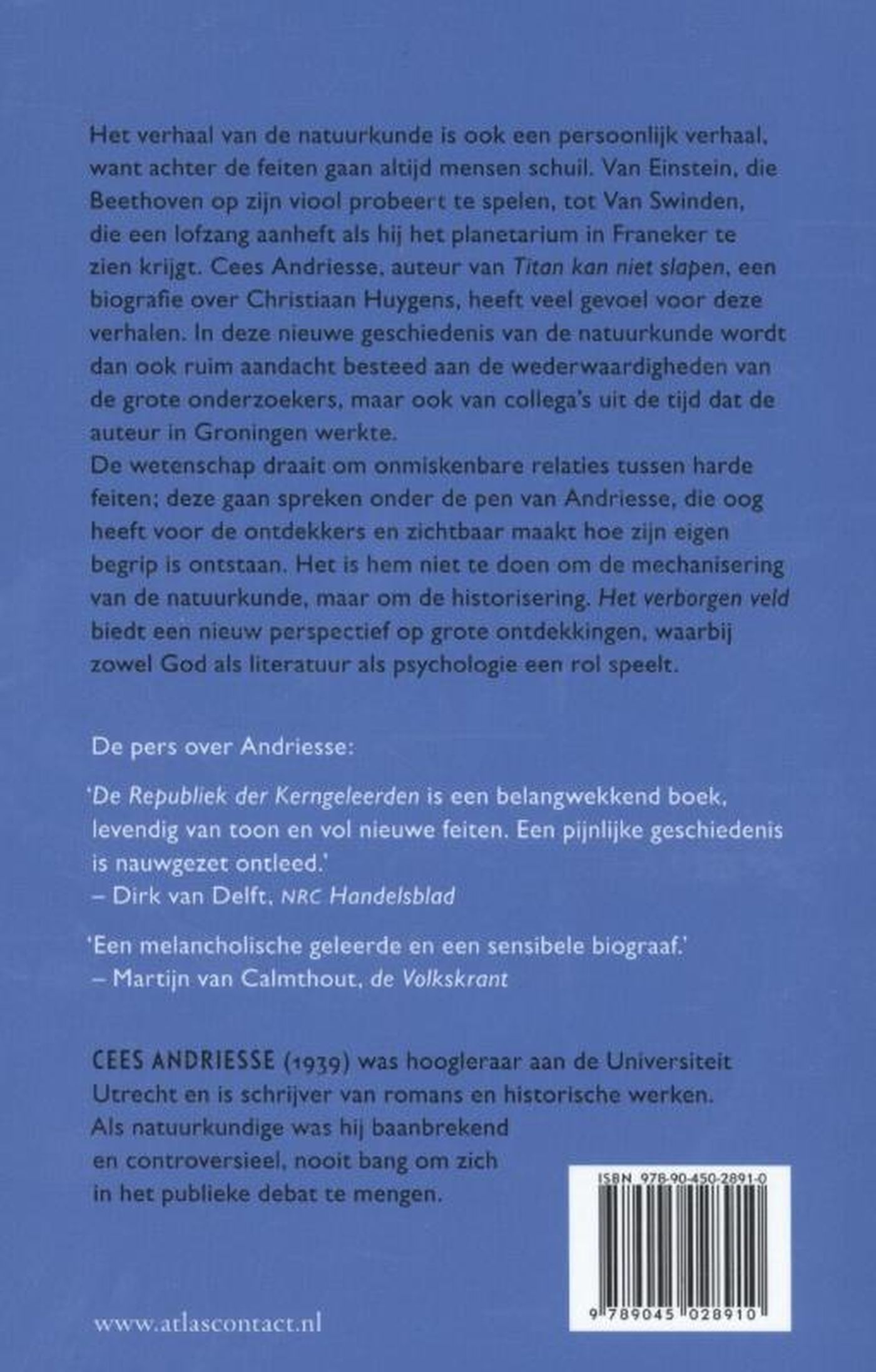 Achterkant van Het verborgen veld