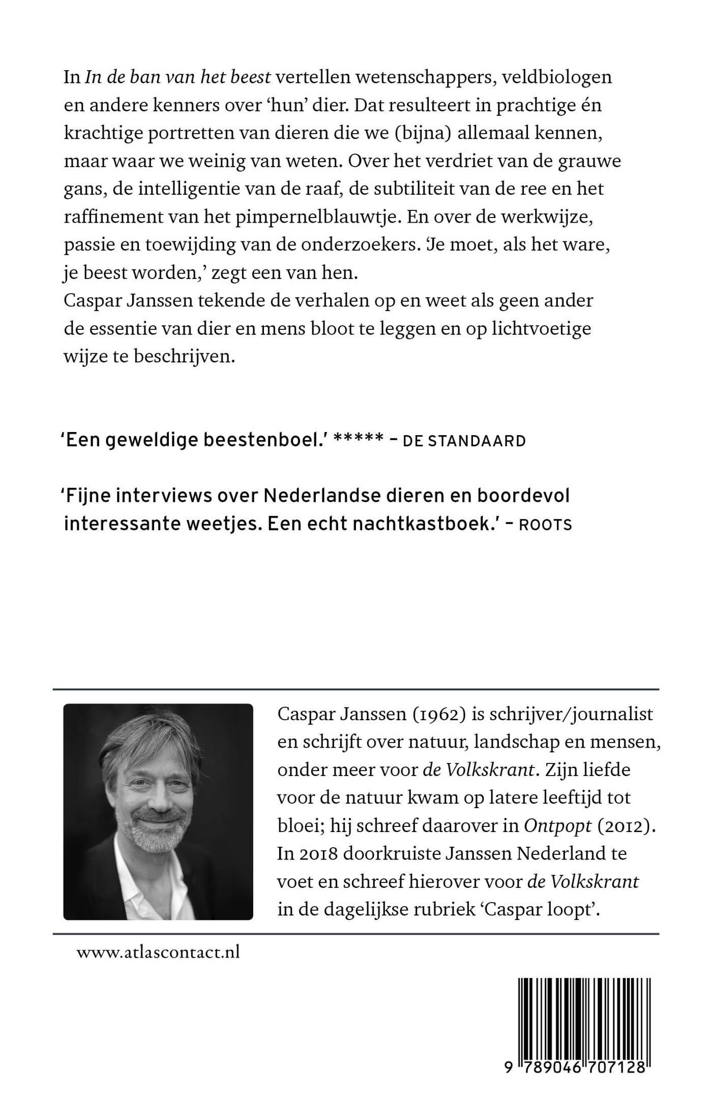 Achterkant van In de ban van het beest