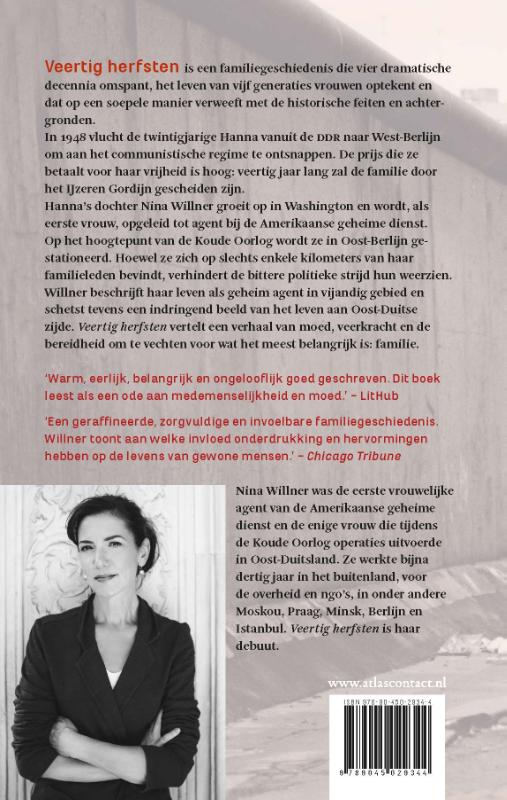 Achterkant van Veertig herfsten