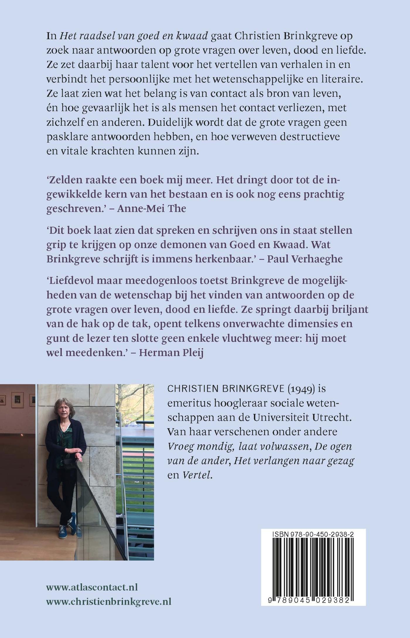 Achterkant van Het raadsel van goed en kwaad