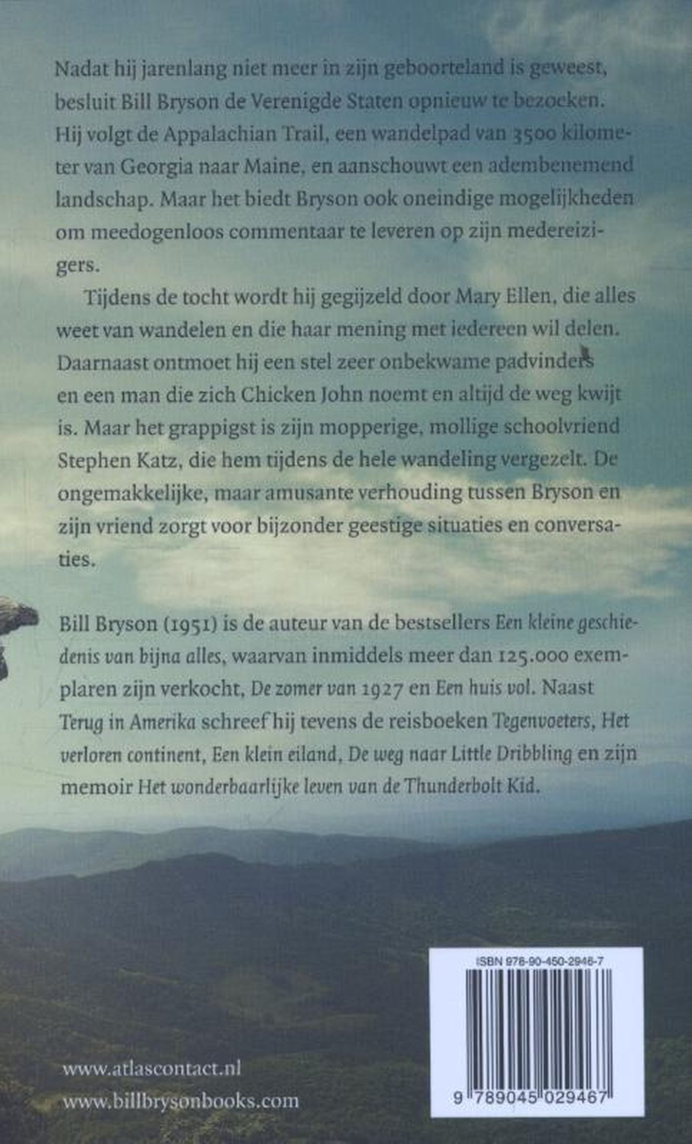 Achterkant van Terug in Amerika