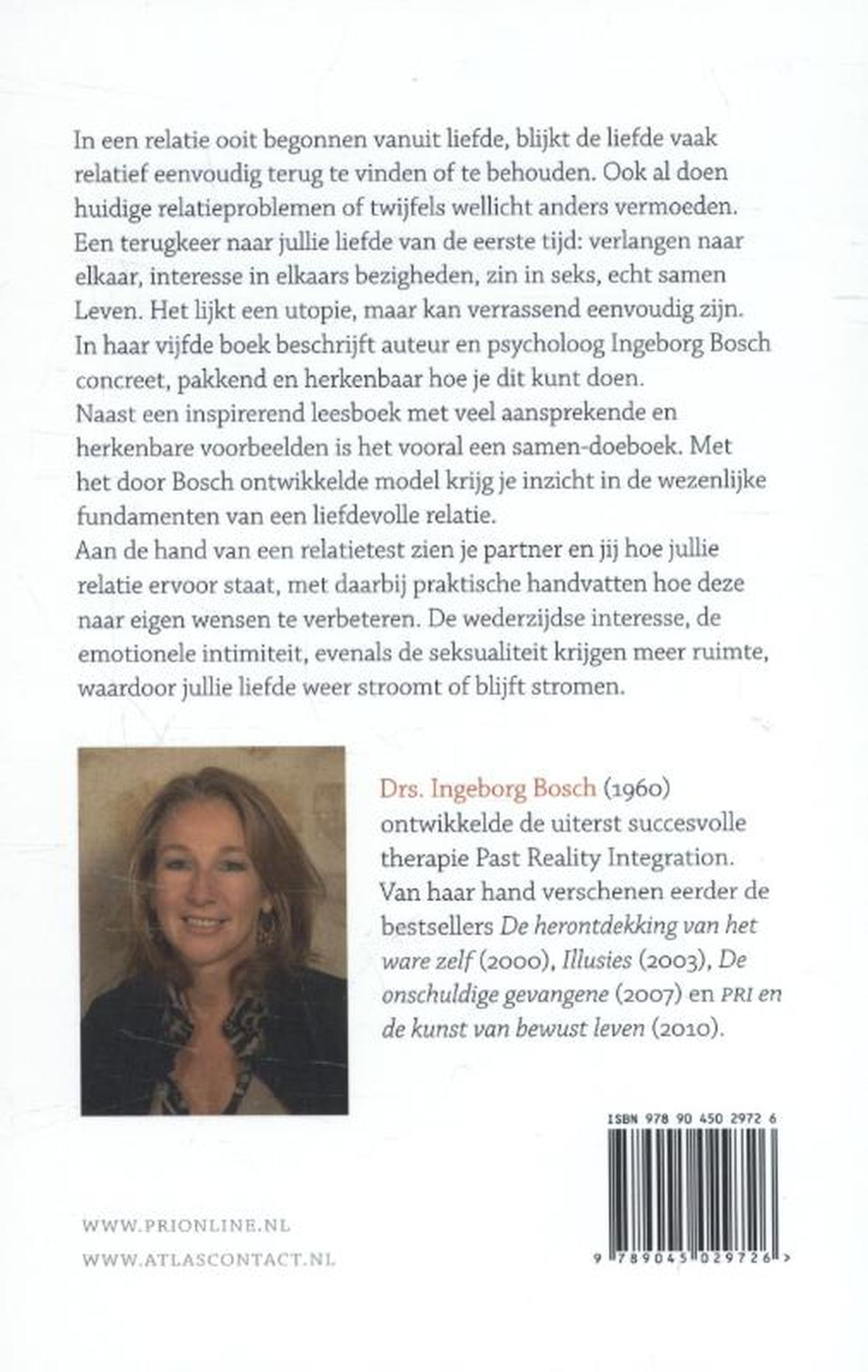 Achterkant van Onze liefde