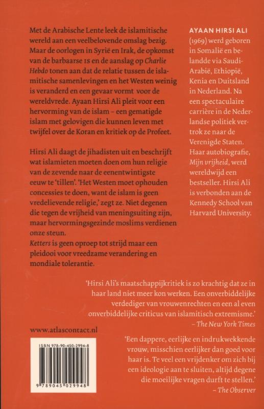 Achterkant van Ketters