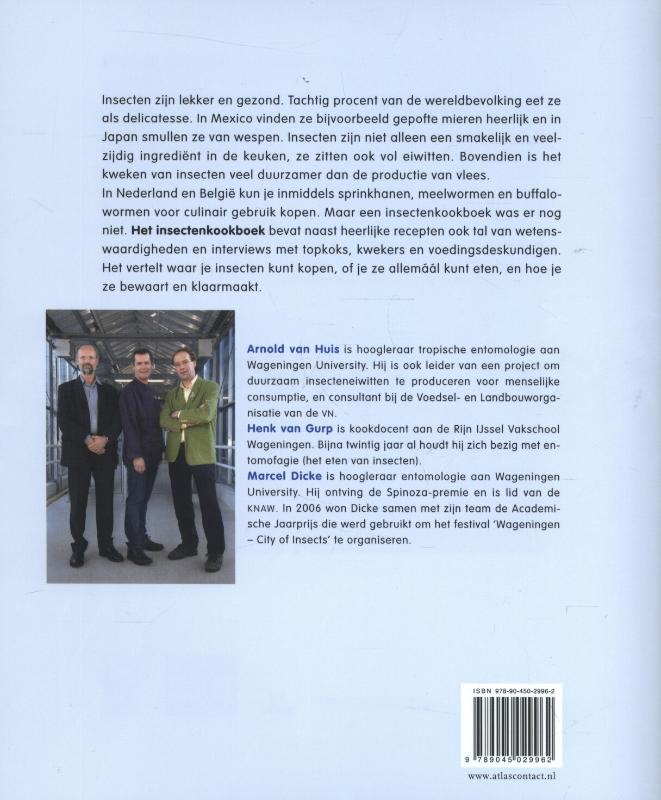 Achterkant van Het insectenkookboek