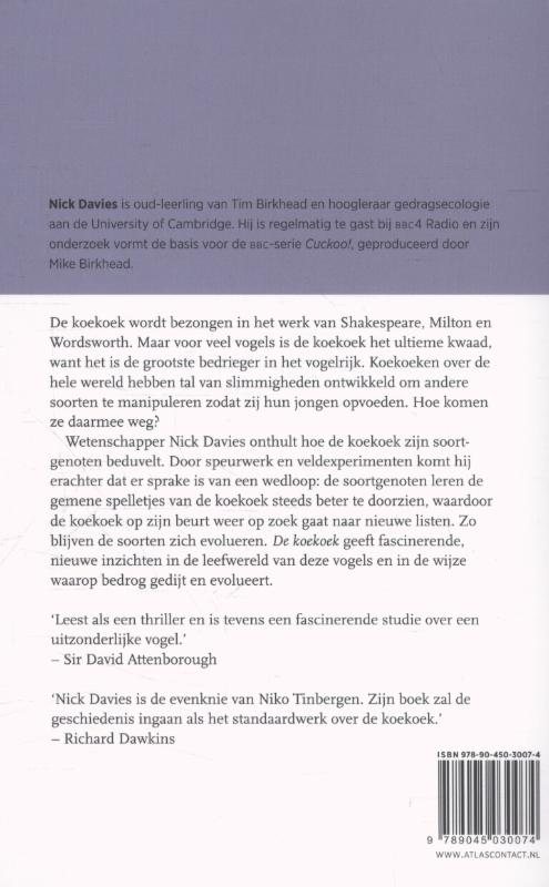 Achterkant van De koekoek